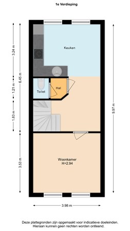 Floorplan - Markt 73, 2611 GS Delft